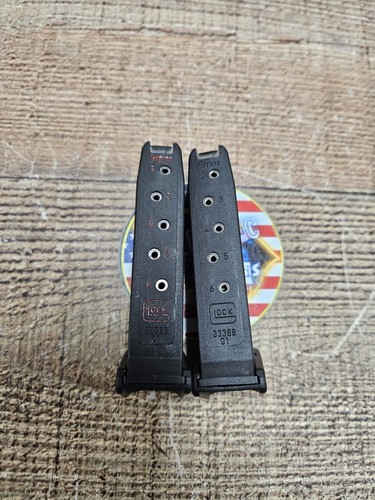 GLOCK 43 MF43106 9 mm 6-Round Oem Magazine 2/pcs - Picture 2 of 6