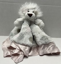 Little Giraffe Plush Lion Lovey Baby Security Blanket Pink Gray Green Polka Dots