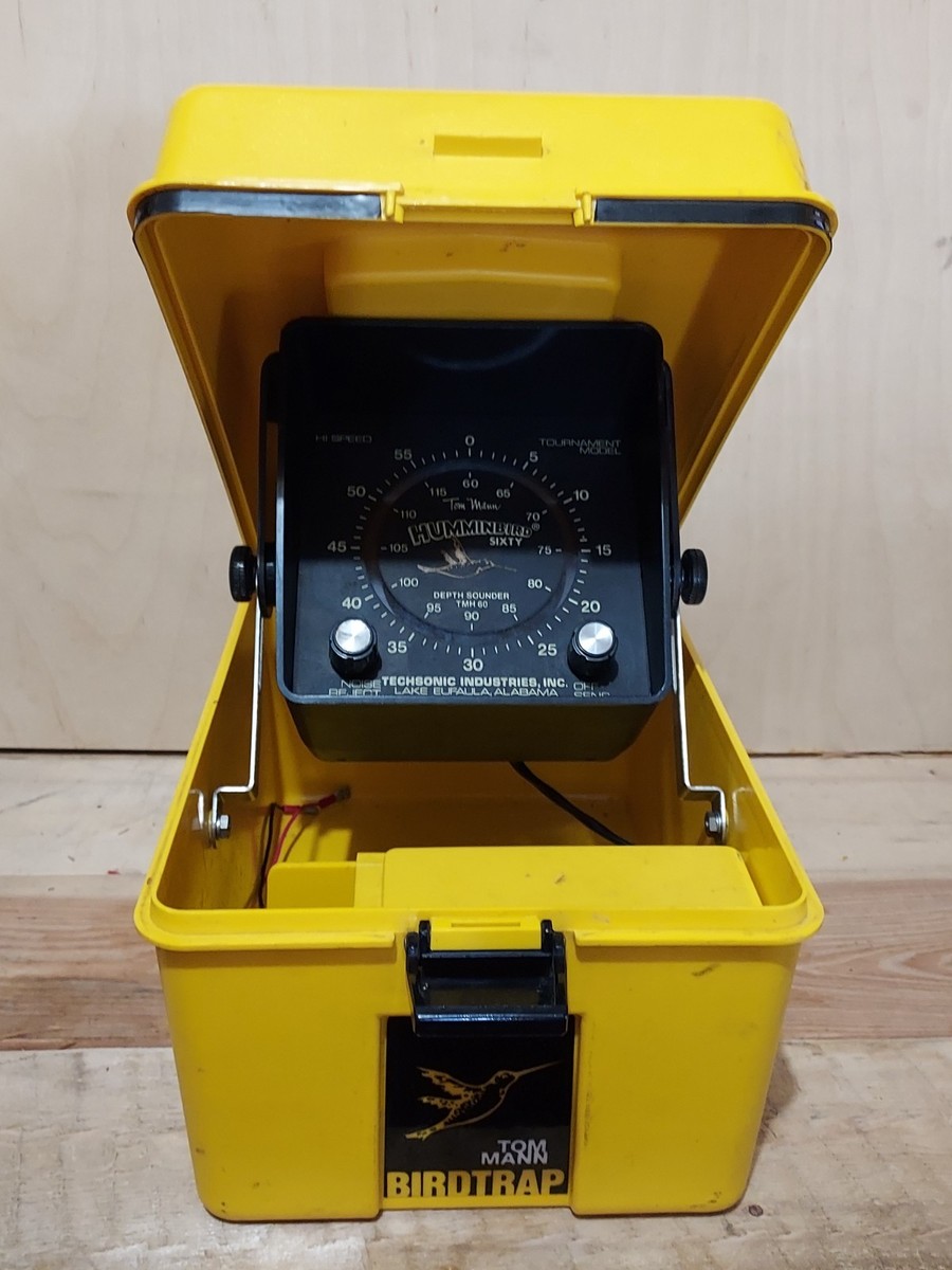TOM MANN BIRDTRAP HUMMINBIRD 60 DEPTH FINDER (UNTESTED) | eBay