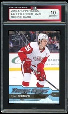 2016-17 Upper Deck  #471 Tyler Bertuzzi Young Guns Rookie Card KSA 10 Gem Mint