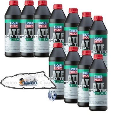 11 L Liqui Moly Top Tec ATF 1800 VAICO Getriebeölfilter für Nissan Qashqai +2 I