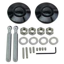 Aluminum 2.44 Inches Diameter Universal Quick Latch Hood Pins, Quick Release Lat
