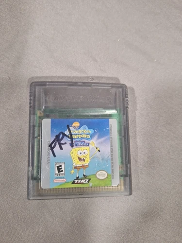 SpongeBob SquarePants Legend of the Lost Spatula (GameBoy Color, 2001) Tested.