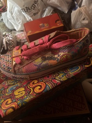 NEW Skechers Twinkle Toes Light Up Sparkle Multicolor Sneakers Girls Kids Sz 2.5