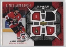 2007-08 Upper Deck Black Diamond Jerseys Chris Phillips #BDJ-CP o1h