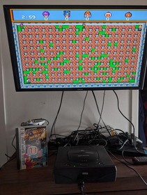 Saturn Bomberman Sega Saturn, NetLink Playable CIB *TESTED*