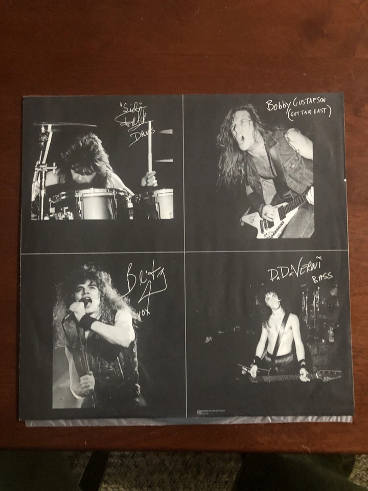 Overkill Under the Influence LP Original Vinyl Megaforce Headbangers Ball Metal - Image 3 of 4