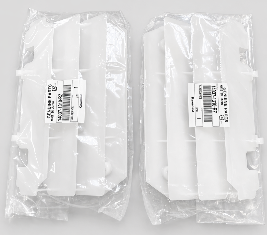 OEM Kawasaki Radiator Shrouds Guard Set KX125 KX250 KX 125 KX 250