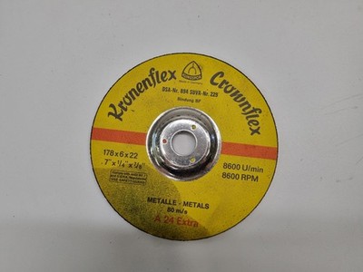 Schleifscheibe Schruppscheibe Metall Kronenflex A24 Extra 178x6x22 180mm 8600RPM