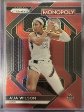 2024 Prizm Monopoly WNBA A’ja Wilson Red Prizm /99 WNBA3