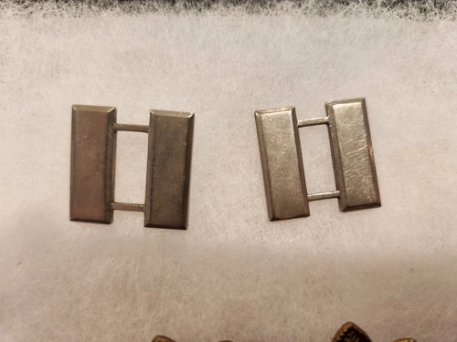 Post-WW2 US Military Officer Captain N.S. Meyer Clutch Back Insignia