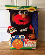 Vtg Fisher-Price Sesame Street Elmo Talking Plush Halloween Toy 1997 MPN 39319
