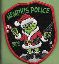 MEMPHIS TENN TN 2023 HOLIDAY CHRISTMAS XMAS PATCH GRINCH