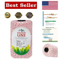 Versatile 1000ft Dacron Kite String - Low Stretch  High Strength for all Crafts