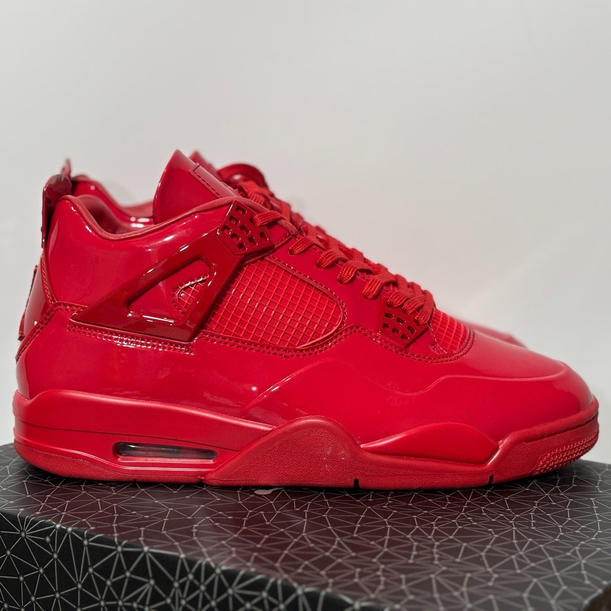 all red jordan 4's