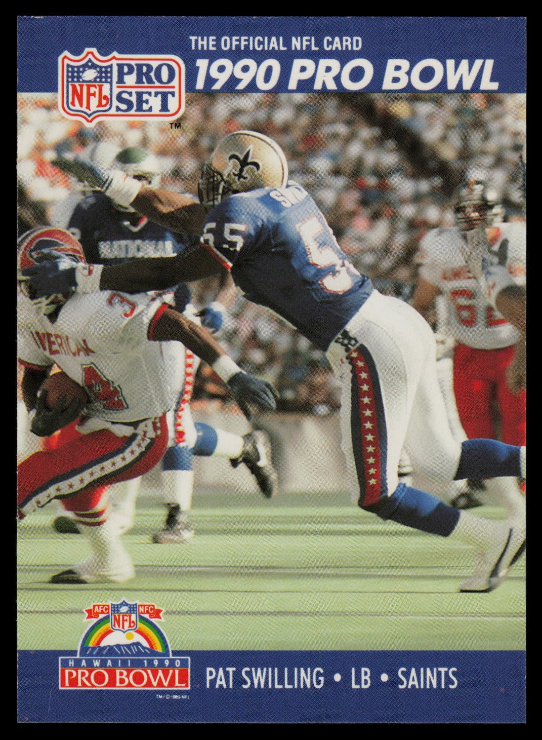 1990 Pro Set #420 Pat Swilling New Orleans Saints