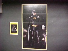 1989 Batman The movie COMPLETE PUZZLE SET.Mint.Series 1 yellow border.RARE
