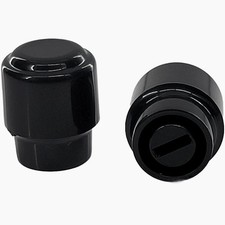 Vintage Style Tele Switch Tip, Black - Set of 2