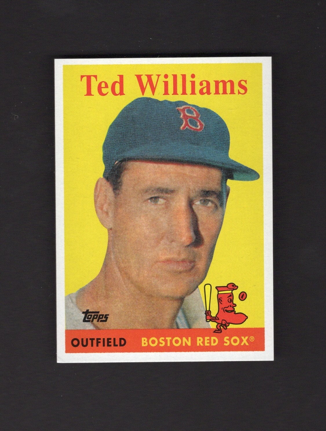 #1 TED WILLIAMS Red Sox~ 2008 NSCC Show Retro VIP PROMO 1958 Topps Heritage card