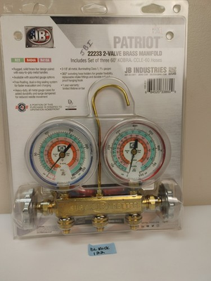 #ad Jb Industries 22233 Charging Manifold Wth High Pressure Hose NEW $165.00