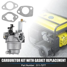 1set Carburetor Kit Silver Tone for Caterpillar RP6500 RP6500E Gas Generator