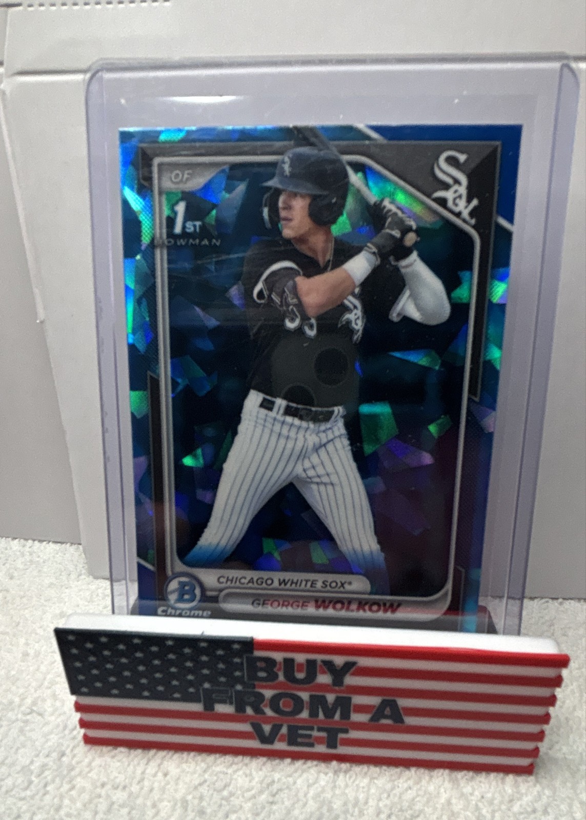 2024 Bowman Sapphire Edition - Chrome Prospects George Wolkow #BCP-144 (RC)