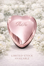 ReFa Heart Brush Mini Rose Gold  Soft Compact Detangler Japan  Portable Hair