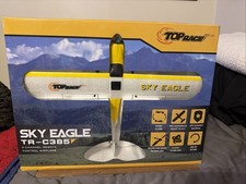 Sky Eagle 4-Channel Remote Control Airplane TR-C385 Fly Top Race Bad Box New