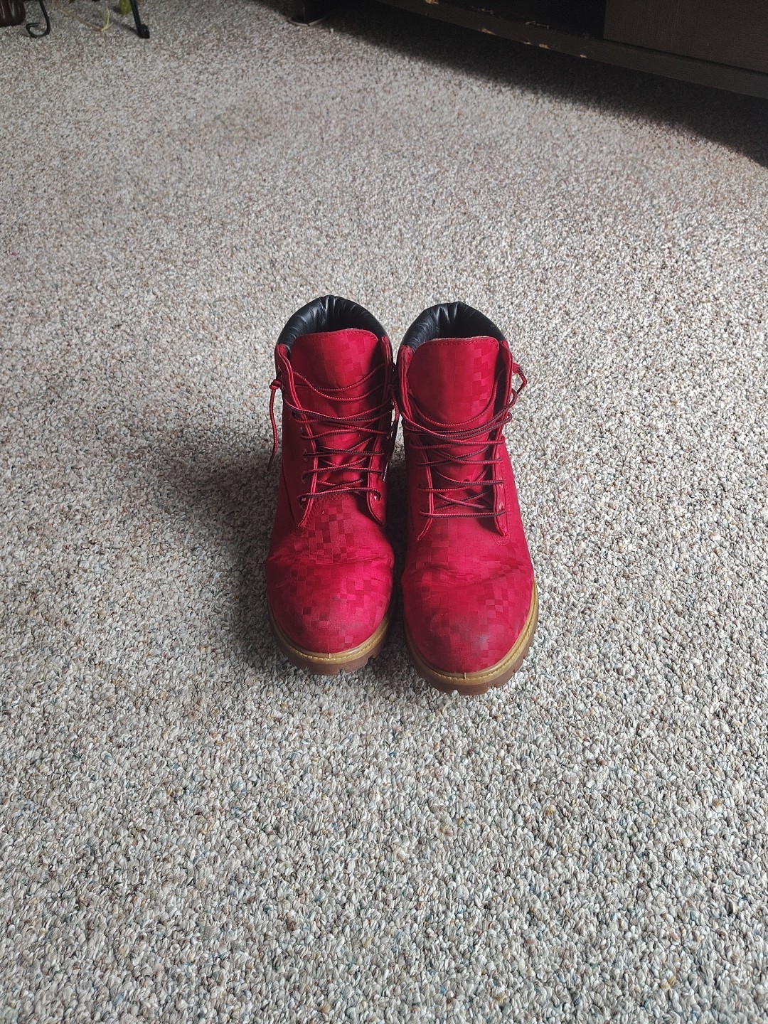 Timberland Limited Edition Red Digital Mens Size 11 Boots