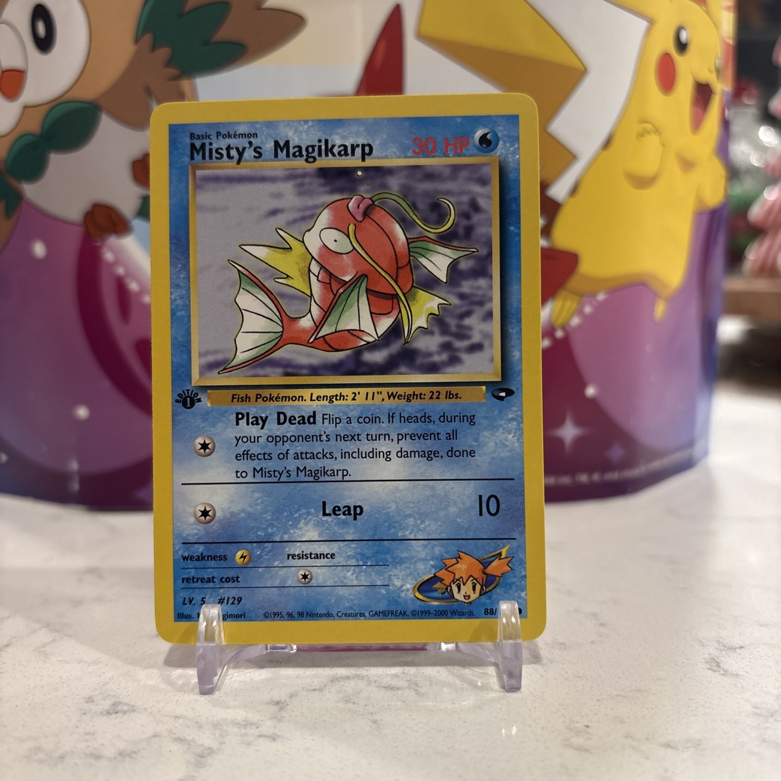 🔥Misty’s Magikarp 88/132 Gym Challenge 1st Ed Non Holo Pokémon Card WOTC -NM