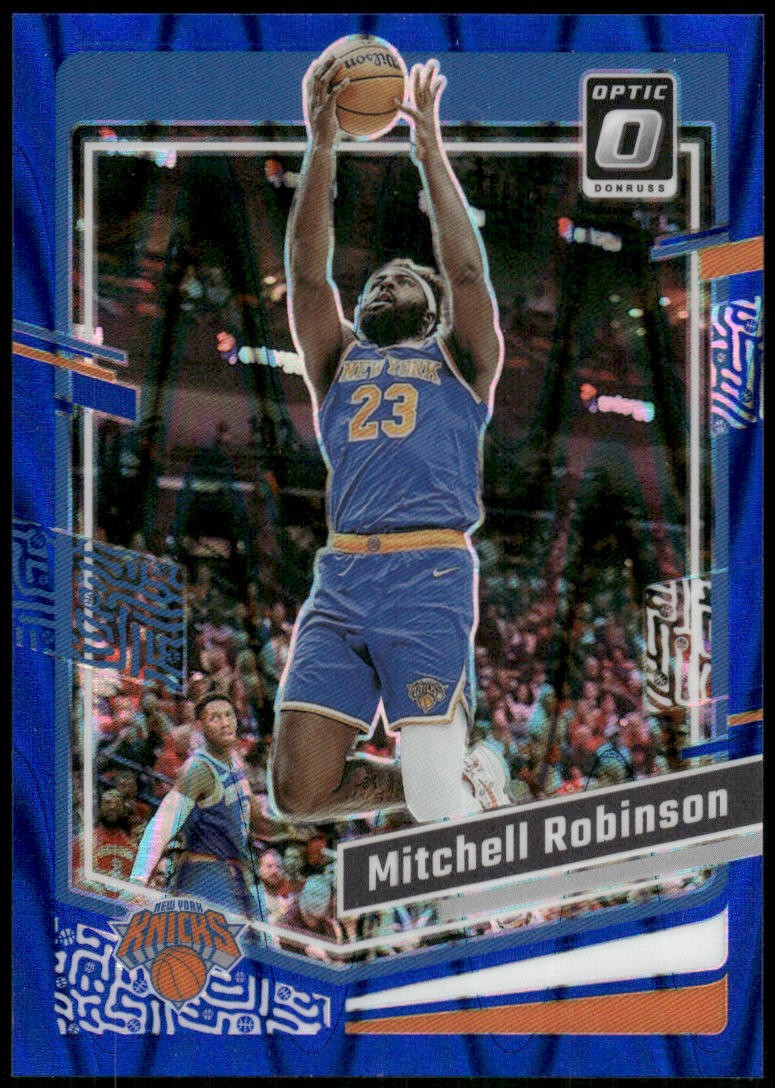 2023-24 Donruss Optic #2 Mitchell Robinson Blue Seismic #/249