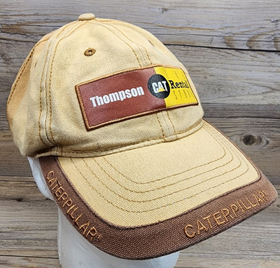 Caterpillar Cat The Rental Store Hat Cap Thompson 1-800-Rent-Cat RARE