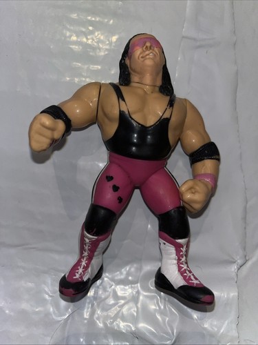 WWF Hasbro Series 4 BRET HIT MAN HART Loose Figure...
