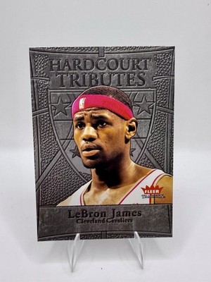 2004-05 Fleer Tradition - Hardcourt Tributes LeBron James #20 HT Insert 2nd YR