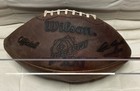 Jan 25 1987 Giants vs Broncos  Signed Football Carson Anderson Bavaro Galbreath — photo 3