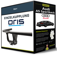 Starre AnhäNgerkupplung für Audi A5 Sportback 06.2016-Jetzt Typ F5A/ F5F Oris