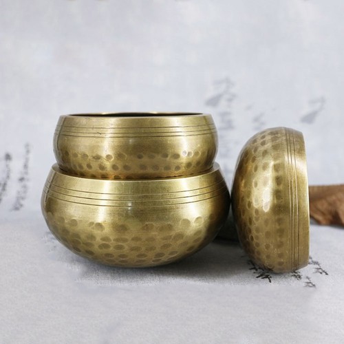 1 Set Sound Bowl Yoga Meditation Therapy Bowl Chanting Bowl with Mallet - Bild 8 von 12
