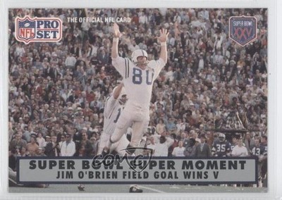1990 Super Bowl XXV Silver Anniversary Box Set Jim O'Brien Field Goal Wins V 0c4