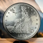 1874s PL Trade Dollar High Grade Proof Like Uncirculated