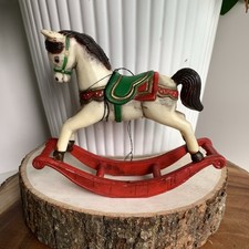 Vintage Rocking Horse Christmas Ornament