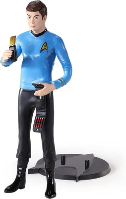 BendyFigs Noble Collection - Figurines Flexible Star Trek Data 19 Cm – Posez Et Rejouez Les Scènes Iconiques !