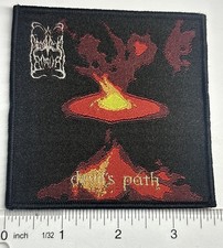 Dimmu Borgir Devil's Path black border woven patch