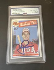 1985 Topps #401 Mark McGwire AUTOGRAPHED ROOKIE CARD - PSA/DNA COA SLABBED OAKLA. rookie card picture