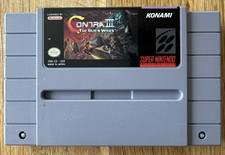 Konami Contra III: The Alien Wars Nintendo SNES Game NTSC-U/C (US/Canada)