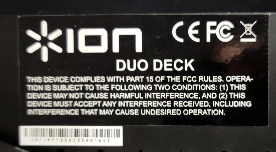 ION Duo Deck USB Turntable Cassette Player Recorder - Image 4 of 4