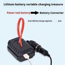 Lithium battery converter Portable Battery Adapter Ports For Charging  with W8S3
