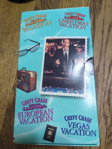 Warner Bros National Lampoons Vacation (4 VHS 1998 Box Set) 3 Are Sealed - Foto 2 di 3