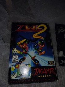 Atari Jaguar Console Box with Zool 2 Box - Some Inserts (No System or Console)