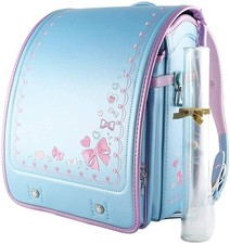 NEU Coulomb Randoseru Rucksack Schultasche 2021 hellblau & pink für Mädchen