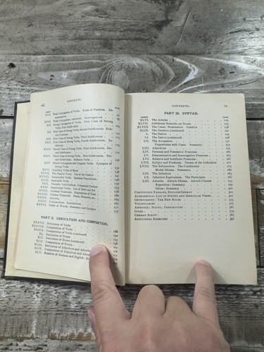 1904 Antique Grammar Book “German Grammar for Schools and Colleges” - Picture 7 of 8